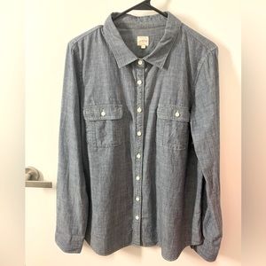 J. Crew chambray shirt
